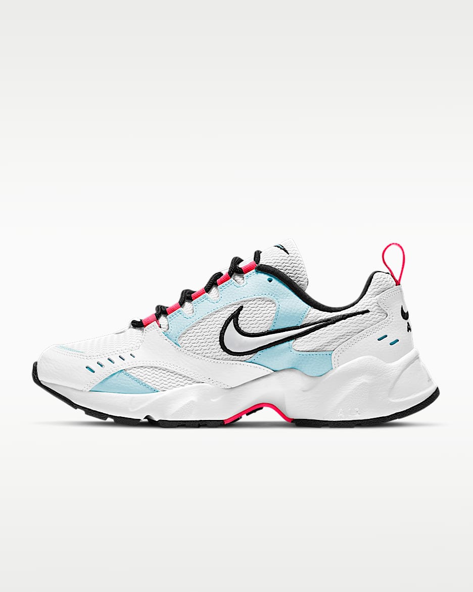 Nike Air Heights 女子运动鞋老爹鞋 - 白色/冰川蓝/亮深红/白色