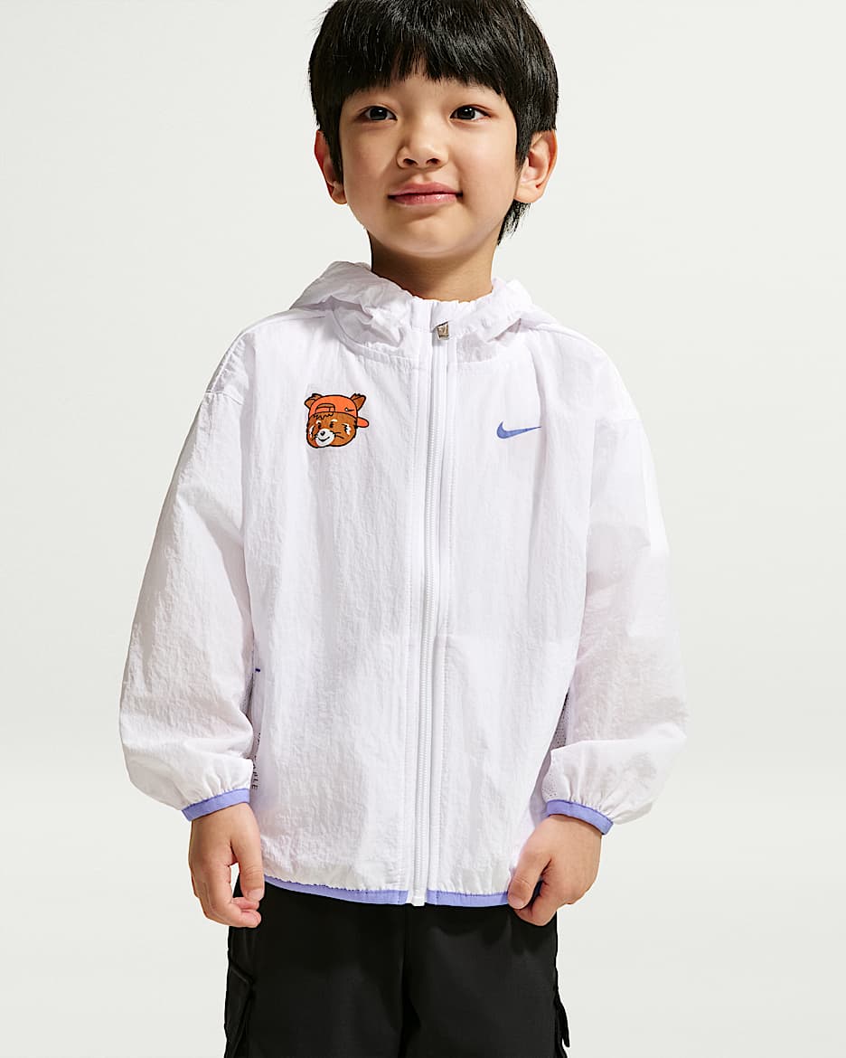 Nike Red Panda 婴童可收纳夹克 - 白色