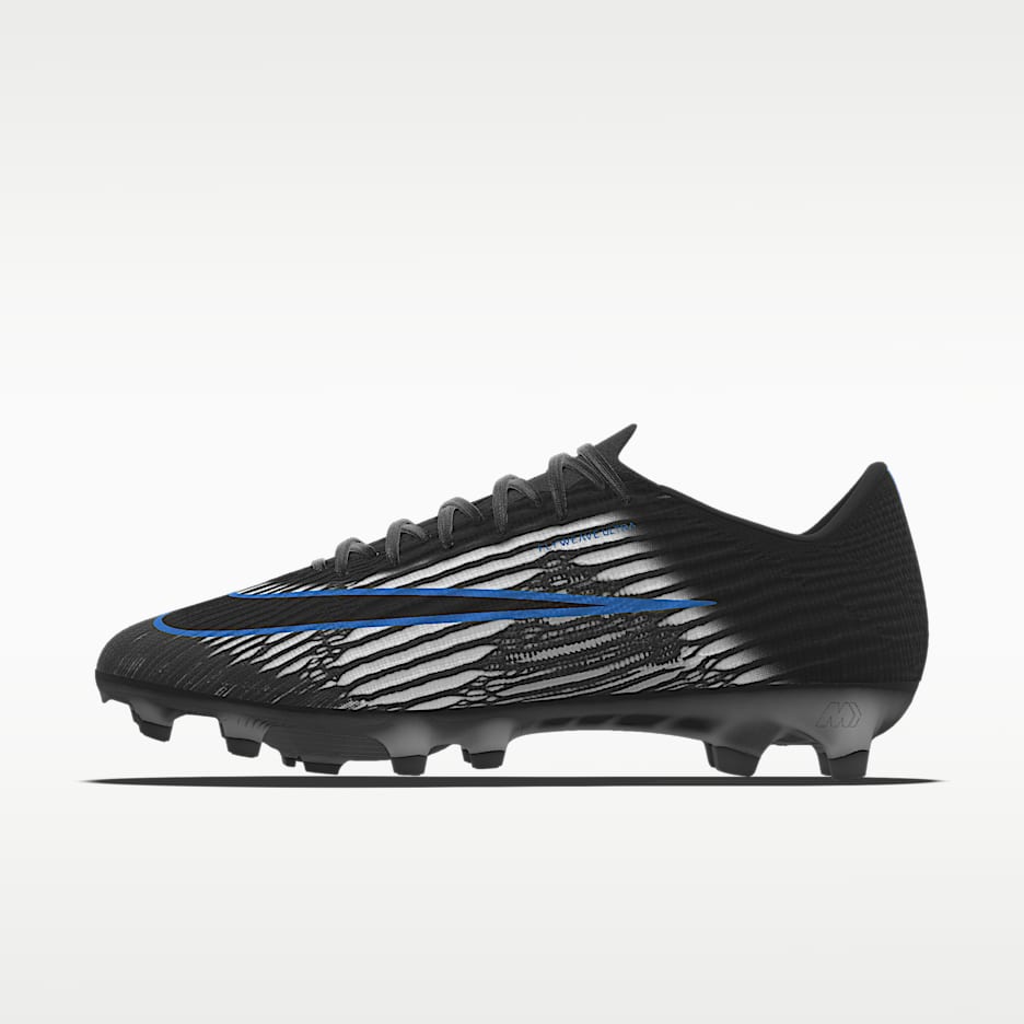 Nike Mercurial Superfly 11 Elite By You 专属定制 AG 人造草地低帮足球鞋 - 黑/黑