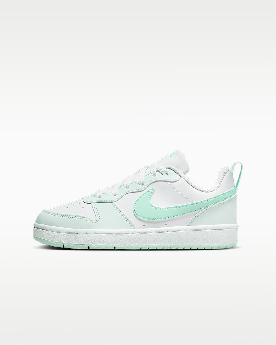 Nike Court Borough Low Recraft 耐克酷菠萝大童运动鞋 - 白色/微绿/泡沫薄荷绿