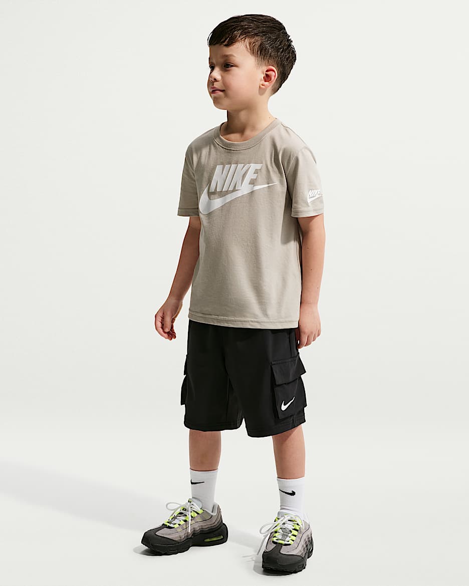 Nike Sportswear 幼童工装短裤 - 黑