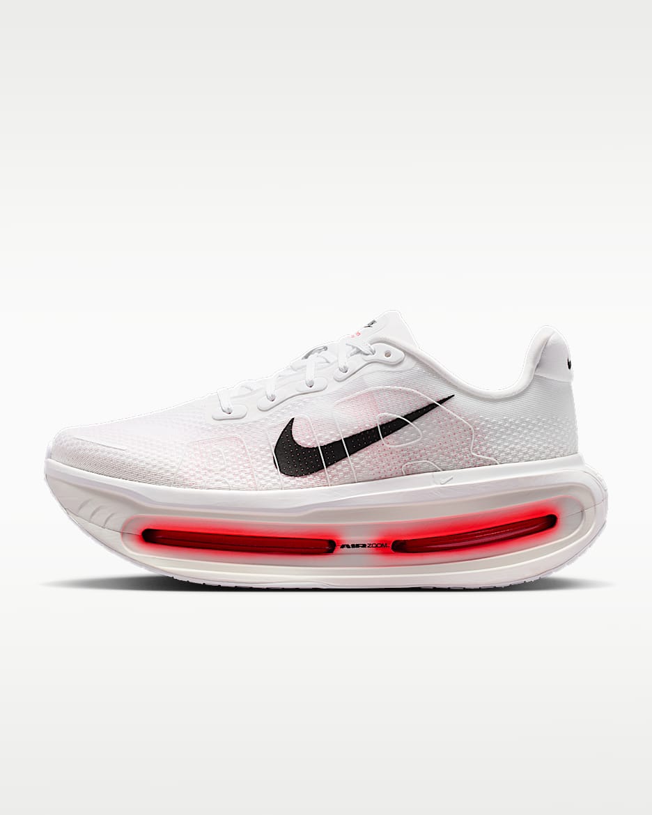 Nike Vomero Premium 耐克顶级迈柔男子公路跑步鞋 - 白色/亮深红/尘光子色/黑