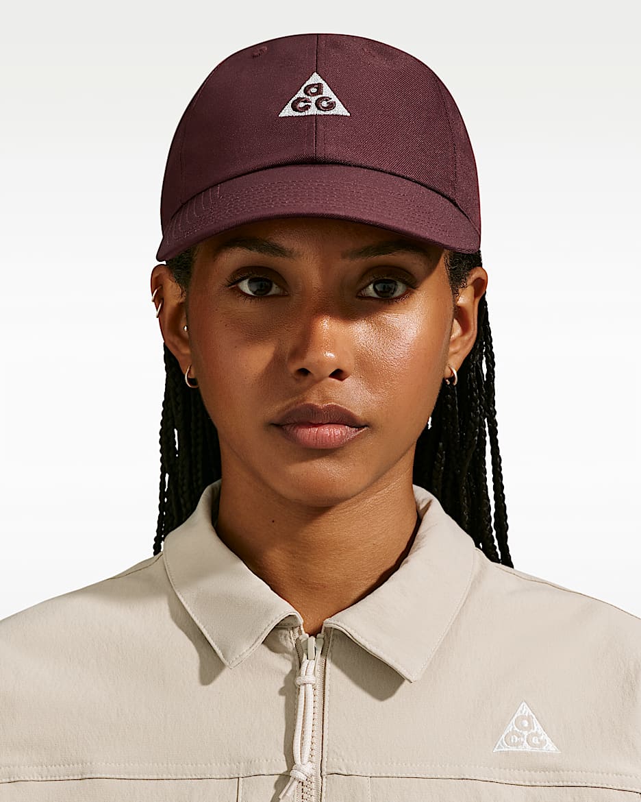 Nike ACG Club 拒水软顶运动帽 - 神秘枣红/神秘枣红/黑/神秘枣红