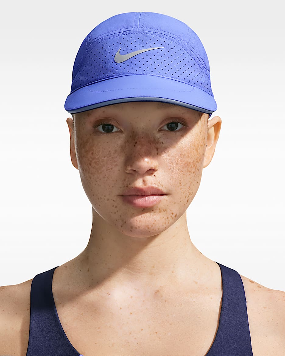 Nike Fly Dri-FIT ADV 软顶速干反光运动帽 - 宝石蓝/煤黑