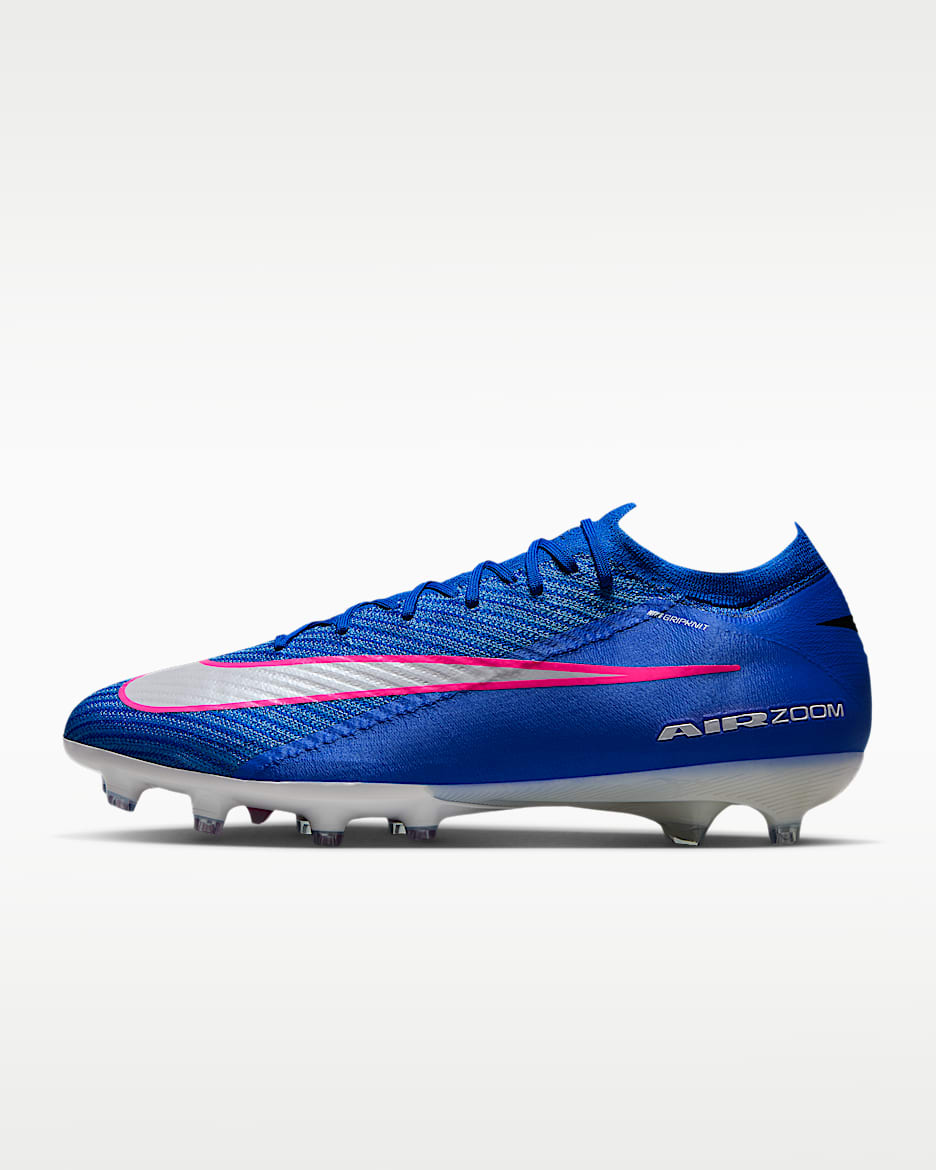 Nike Mercurial Vapor 16 Elite 耐克刺客系列 AG 人造草地低帮足球鞋 - 赛车蓝/白色