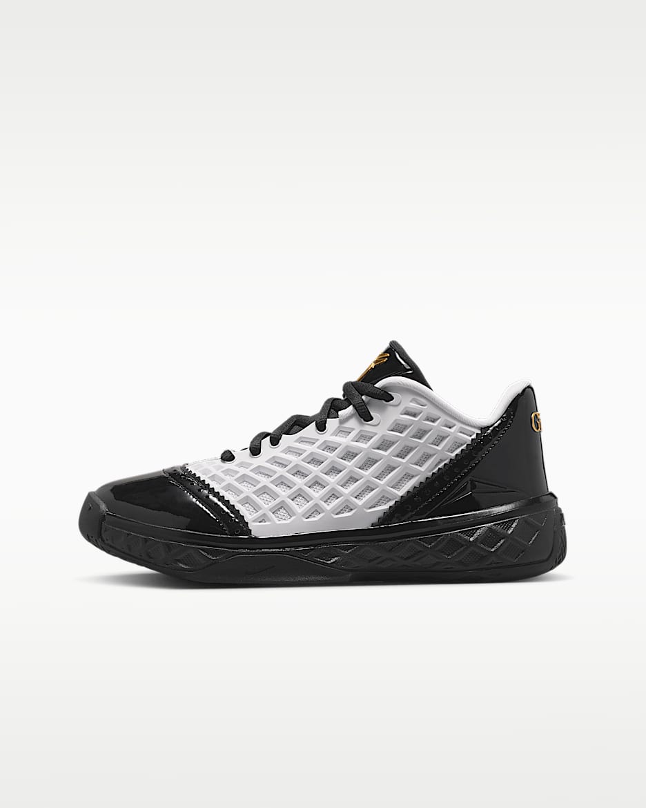 Kobe 3 Low Protro 科比大童篮球鞋 - 白色/黑/金属色