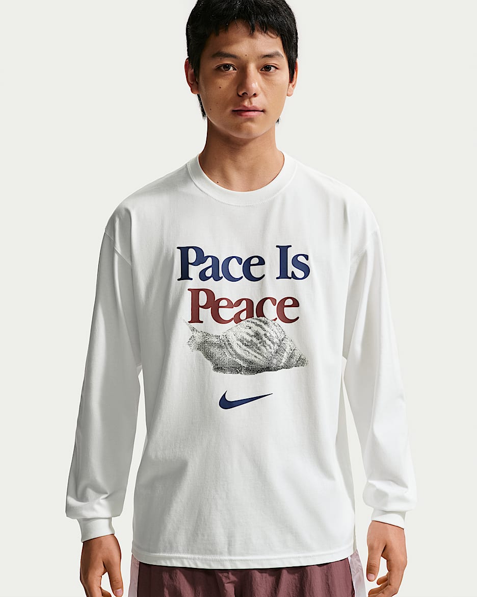 Nike Sportswear 男子长袖T恤 - 白色