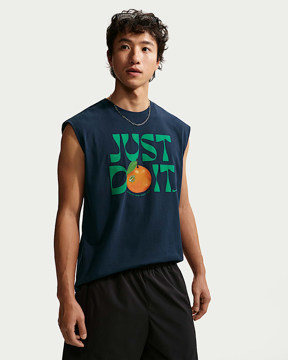 Nike Sportswear 男子无袖T恤 - 黑曜石色