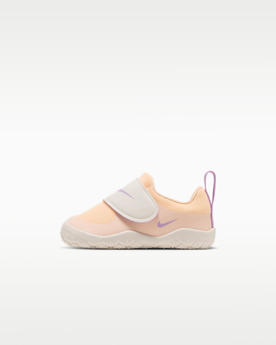 Nike Swoosh 1 Essential 耐克宝宝稳婴童运动鞋 - 浅深红/帆白/落日雾黄/星紫