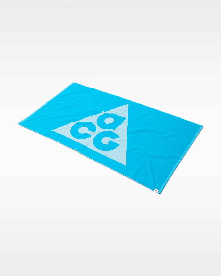 Nike ACG 跑步毛巾 (1 条） - 波罗的海蓝/山峰白