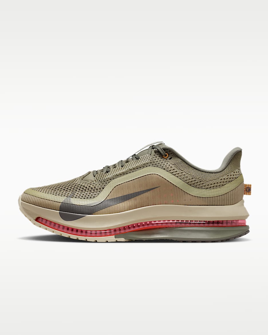 Nike Pegasus Premium 耐克顶级飞马男子公路跑步鞋 - 橄榄绿/沙漠卡其/亮深红/洞穴石色