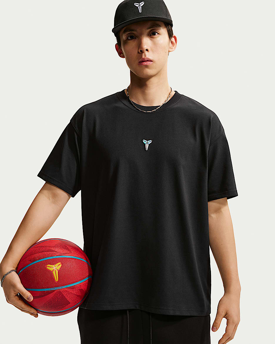 Kobe Nike Dri-FIT 科比男子速干短袖篮球T恤 - 黑