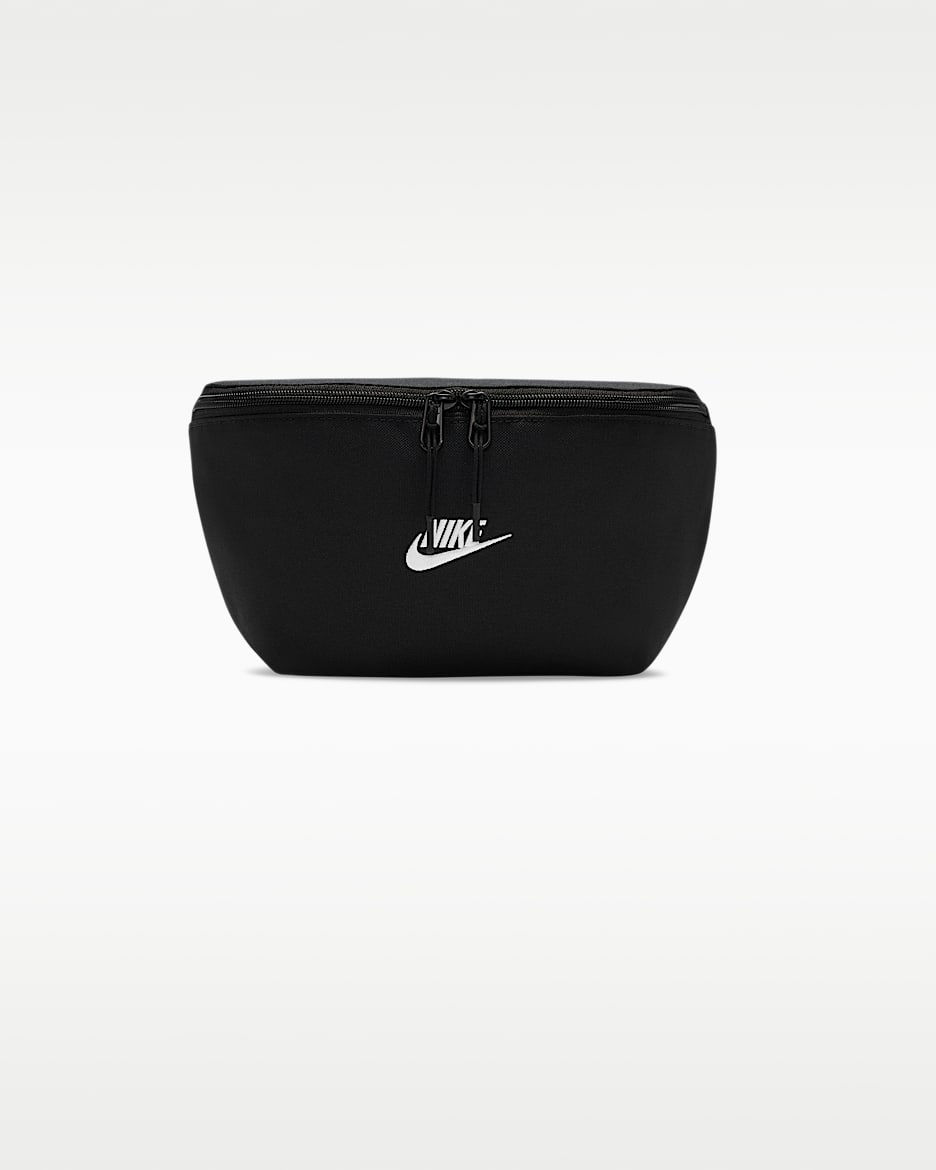 Nike Heritage 2.0 腰包 - 黑/黑/白色
