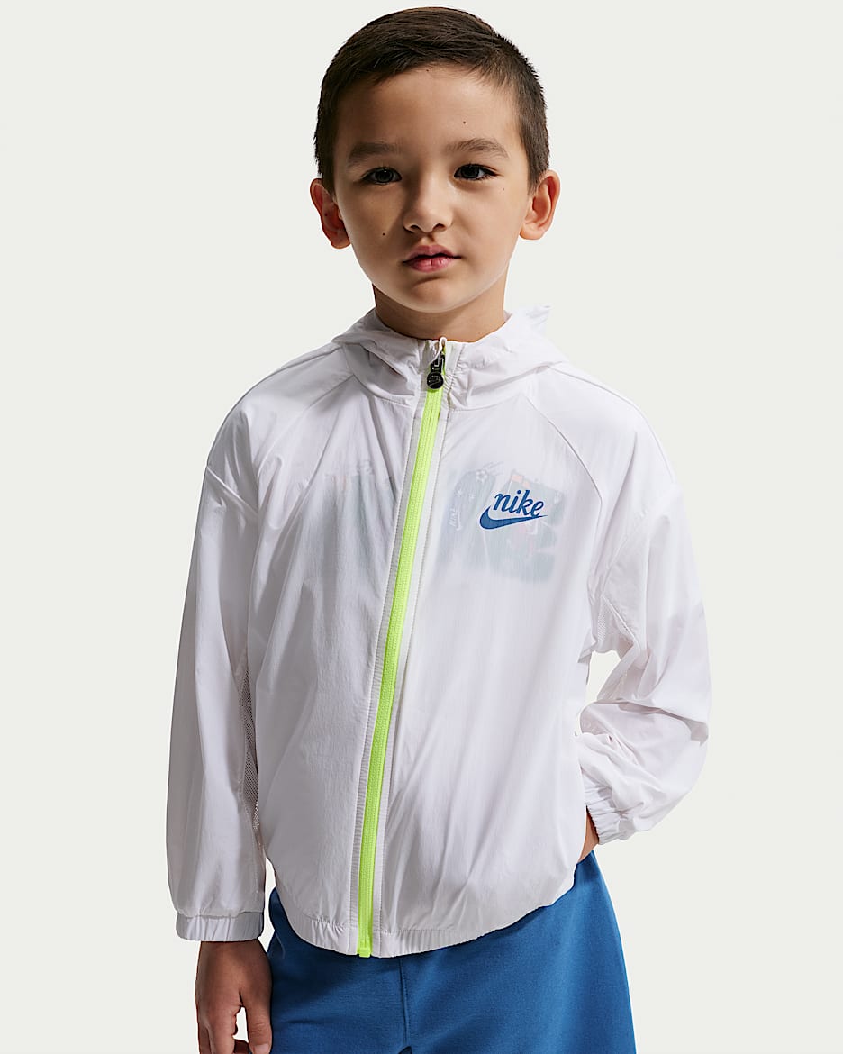 Nike 幼童网球夹克 - 白色
