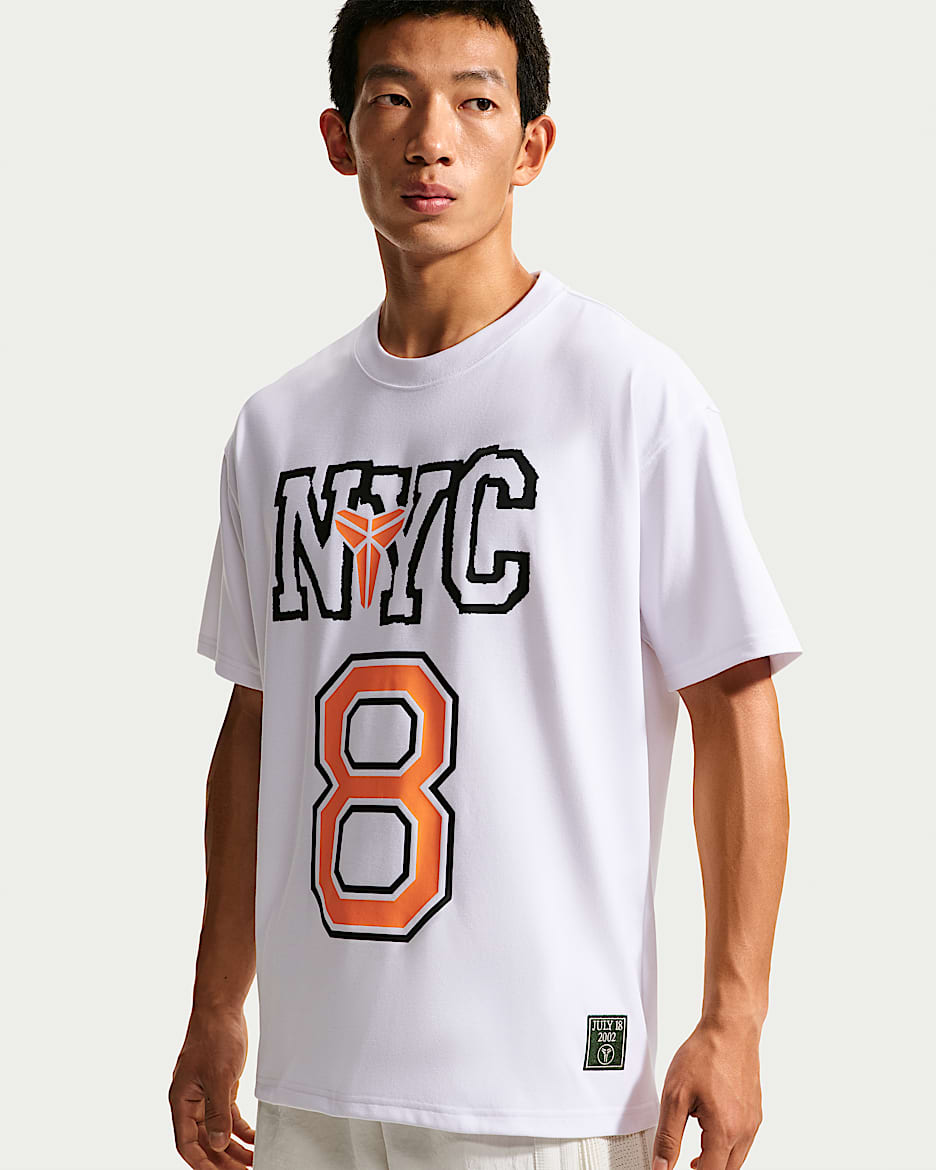 Kobe Nike Dri-FIT 科比男子速干短袖篮球T恤 - 白色