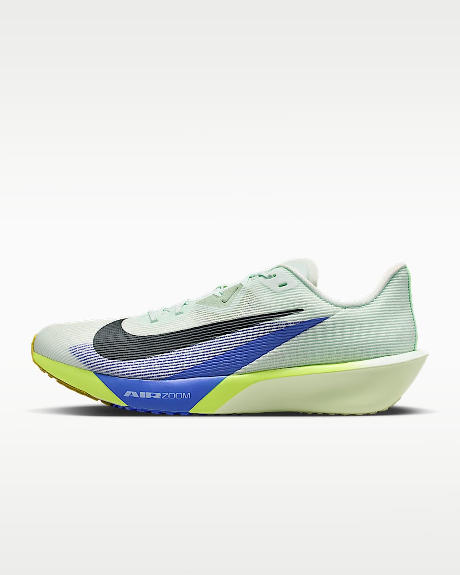 Nike Zoom Rival Fly 4 男子公路竞速跑步鞋 - 微绿/宝石蓝/荧光冰黄/黑云衫绿