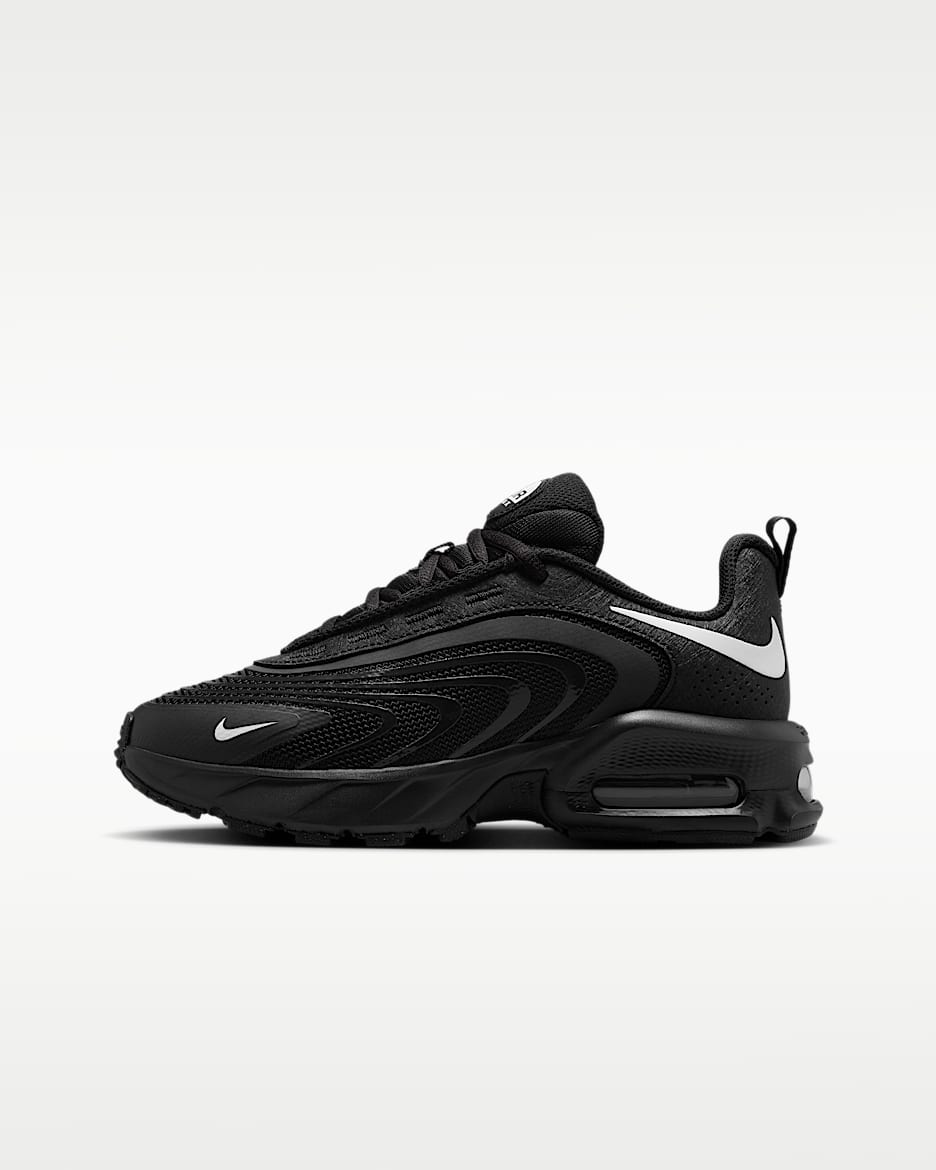 Nike Air Max Fire 大童运动鞋 - 黑/白色