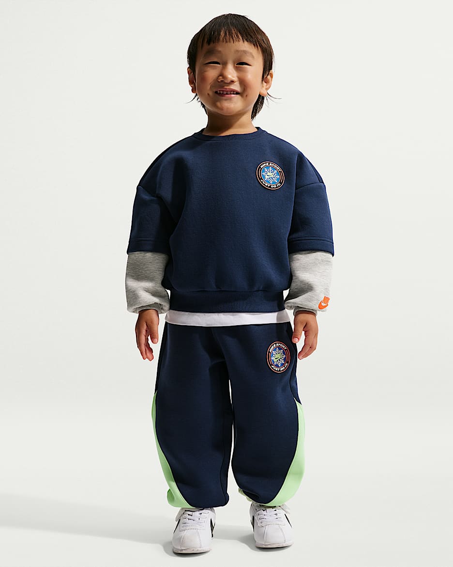 Nike Sportswear Snow Motion 婴童针织长裤 - 深藏青