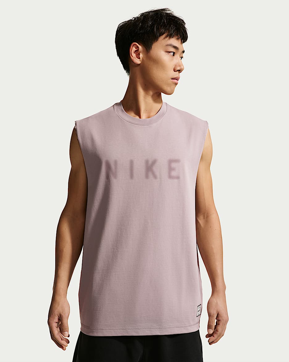 Nike N.A.C. Dri-FIT 男子速干训练背心 - 浅矿石紫/浅矿石紫