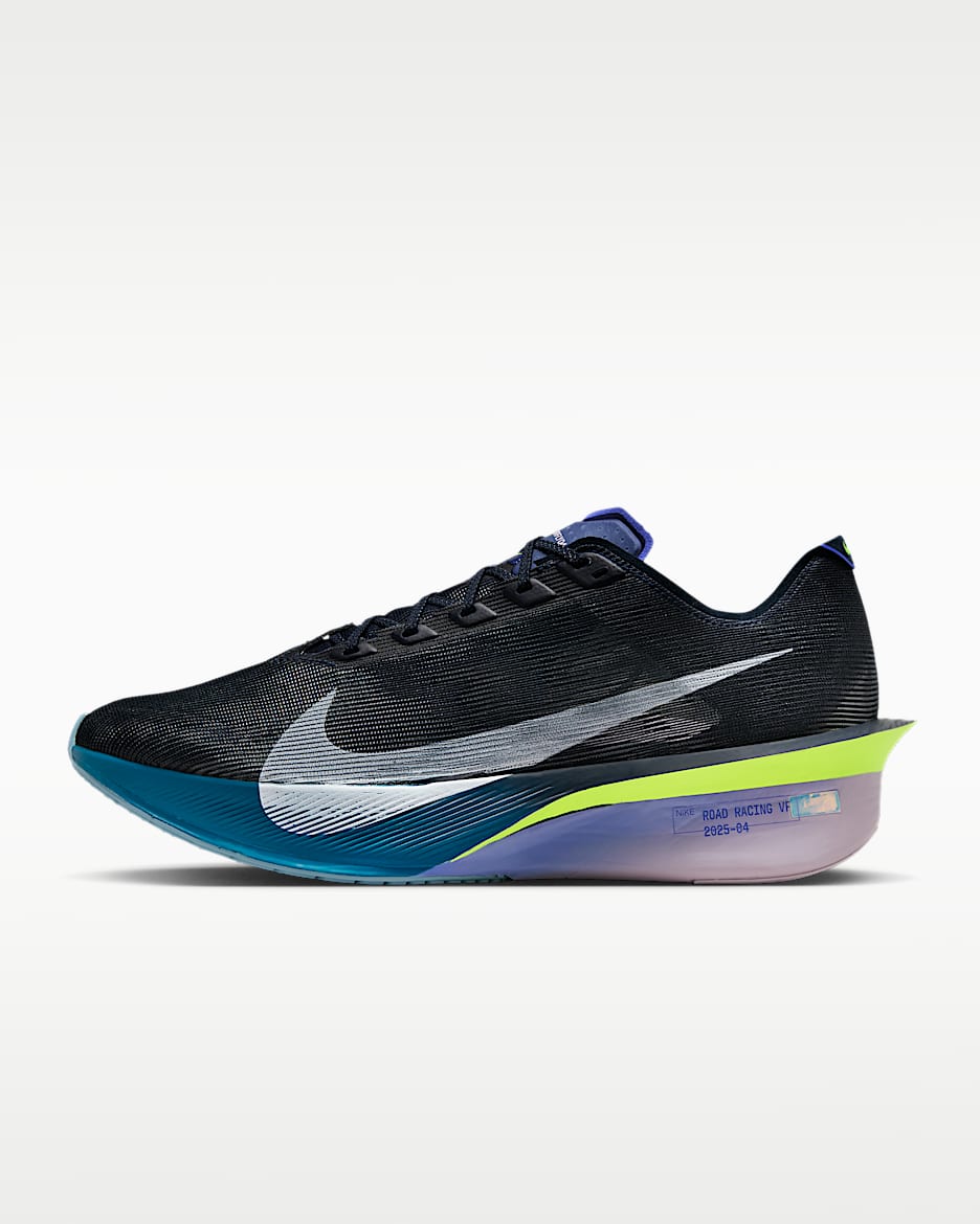 Nike Vaporfly 4 男子公路竞速跑步鞋 - 黑曜石色/波斯紫/深渊绿/白色