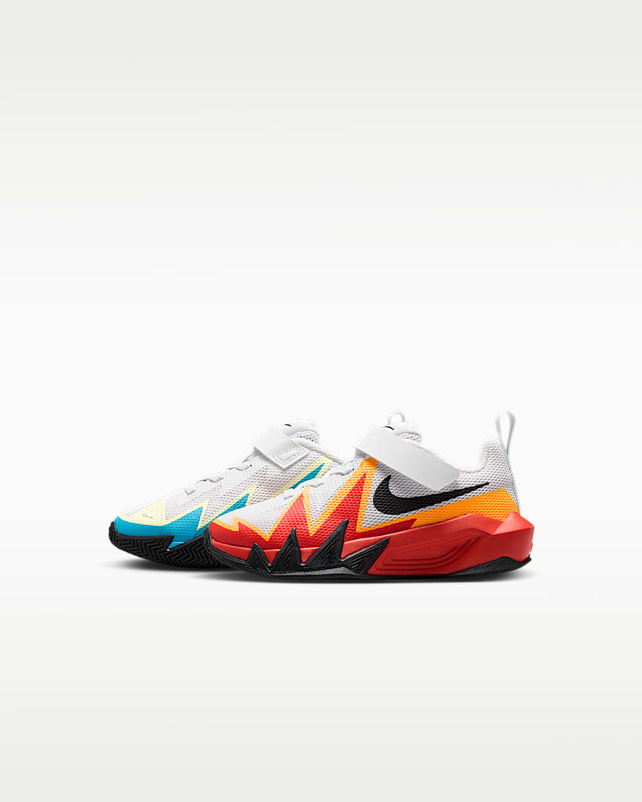 Nike S.T. Dynamite 耐克小火星幼童篮球鞋 - 米白/热情红/电流蓝/黑