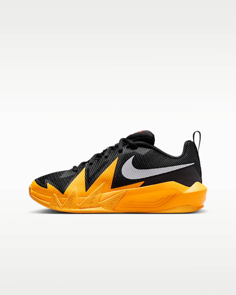 Nike S.T. Dynamite 耐克小火星大童篮球鞋 - 黑/激光橙/大学金/白色