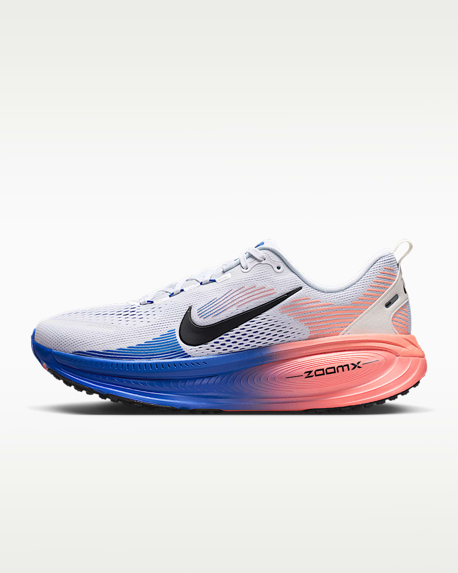 Nike Vomero 18 耐克迈柔男子公路跑步鞋 - 白色/赛车蓝/原子粉/黑