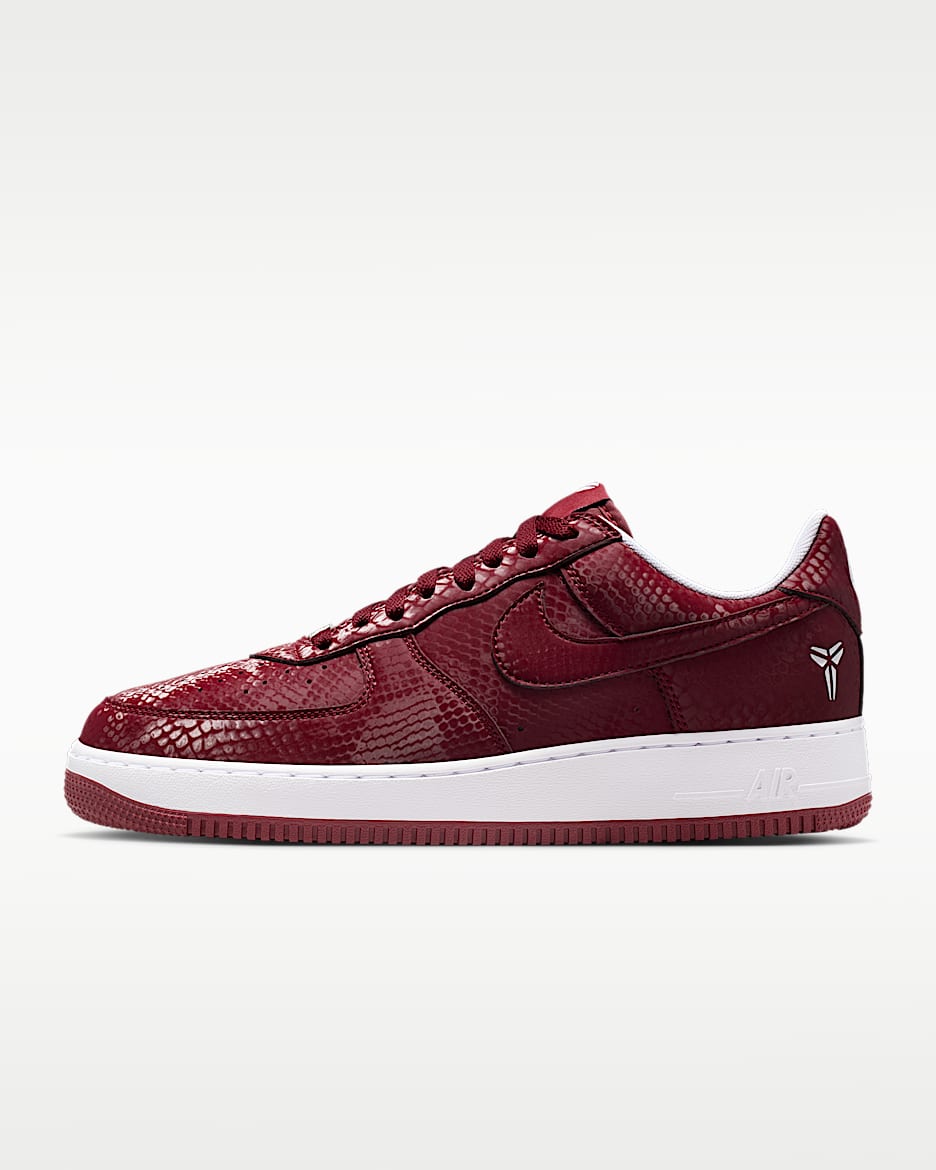 Kobe Air Force 1 Low “Lower Merion High: Away” 科比男子空军一号运动鞋 - 队红/白色