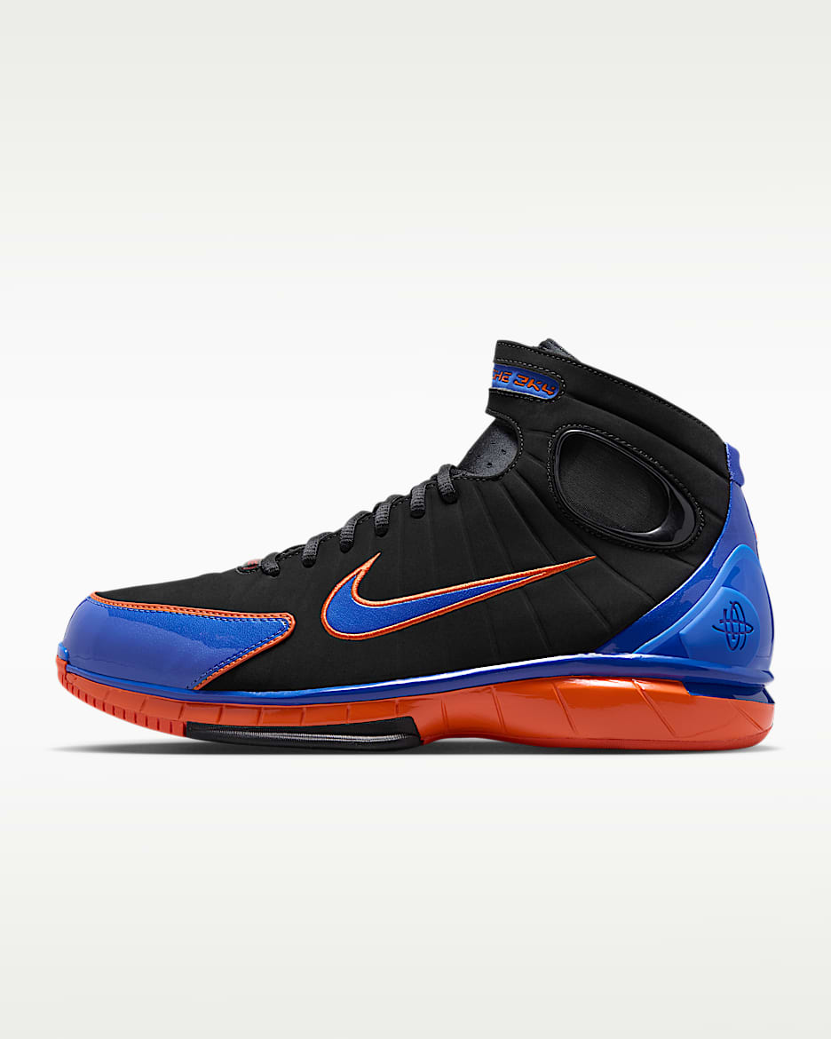 Air Zoom Huarache 2K4 "Penny Hardaway" 男子运动鞋 - 黑/安全橙/校园宝蓝