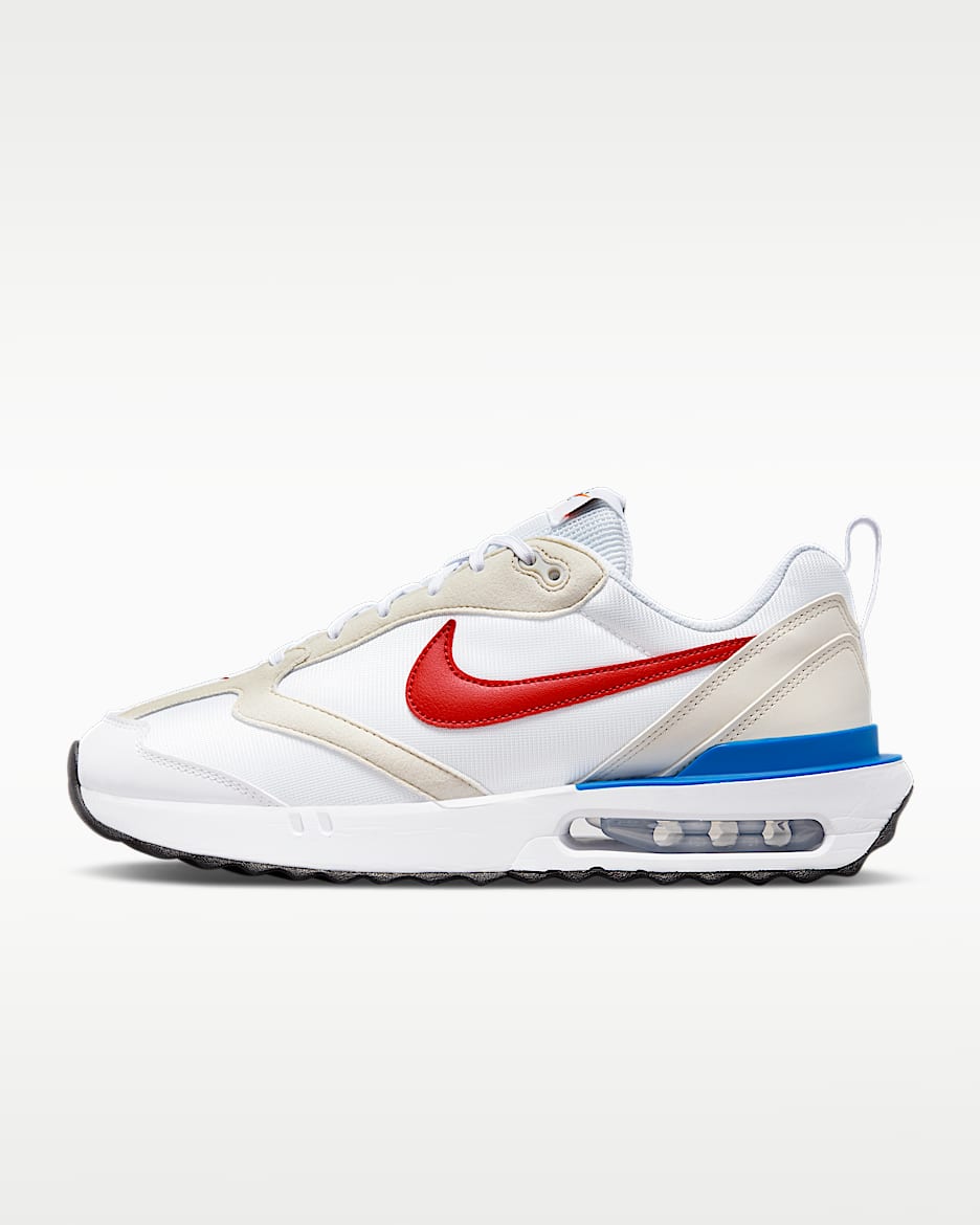 Nike Air Max Dawn 男子运动鞋 - 白色/清透蓝/黑/红色