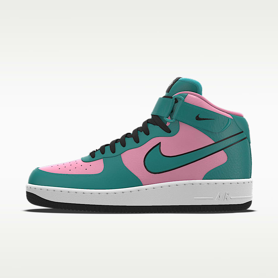 Nike Air Force 1 Mid By You 专属定制男子运动鞋 - 多色/多色/多色