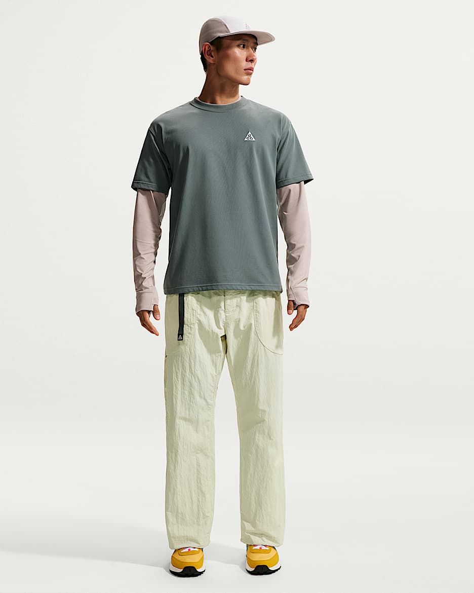 Nike ACG "Dolomiti" 男子拒水长裤 - 海玻璃色/矿物岩板蓝/黑云衫绿/山峰白