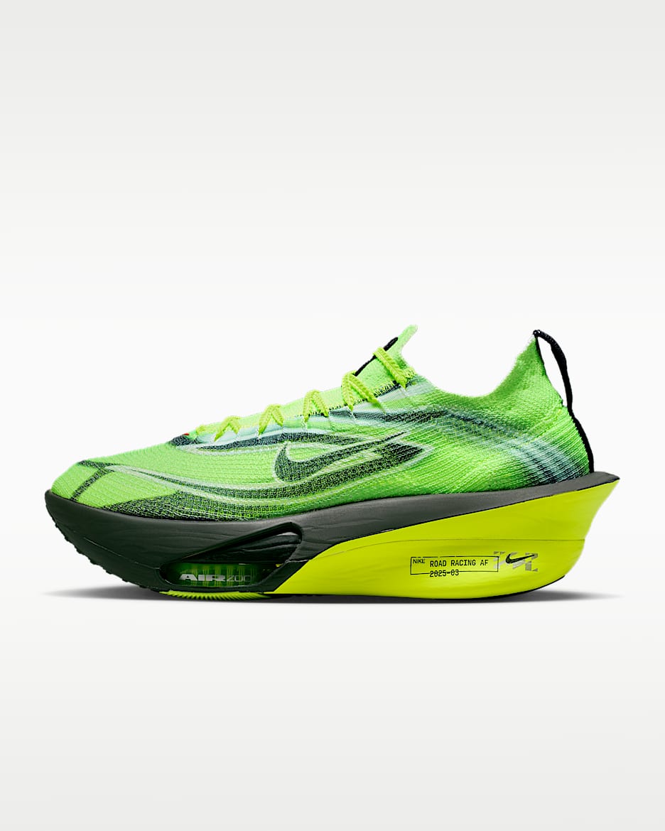 Nike Alphafly 3 圣诞系列男子公路竞速跑步鞋 - 多色/荧光黄/白色/黑