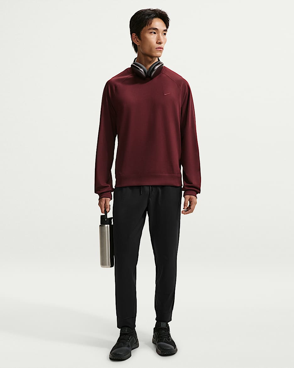 Nike Primary NanoKnit Therma-FIT 男子加绒长裤 - 黑/黑