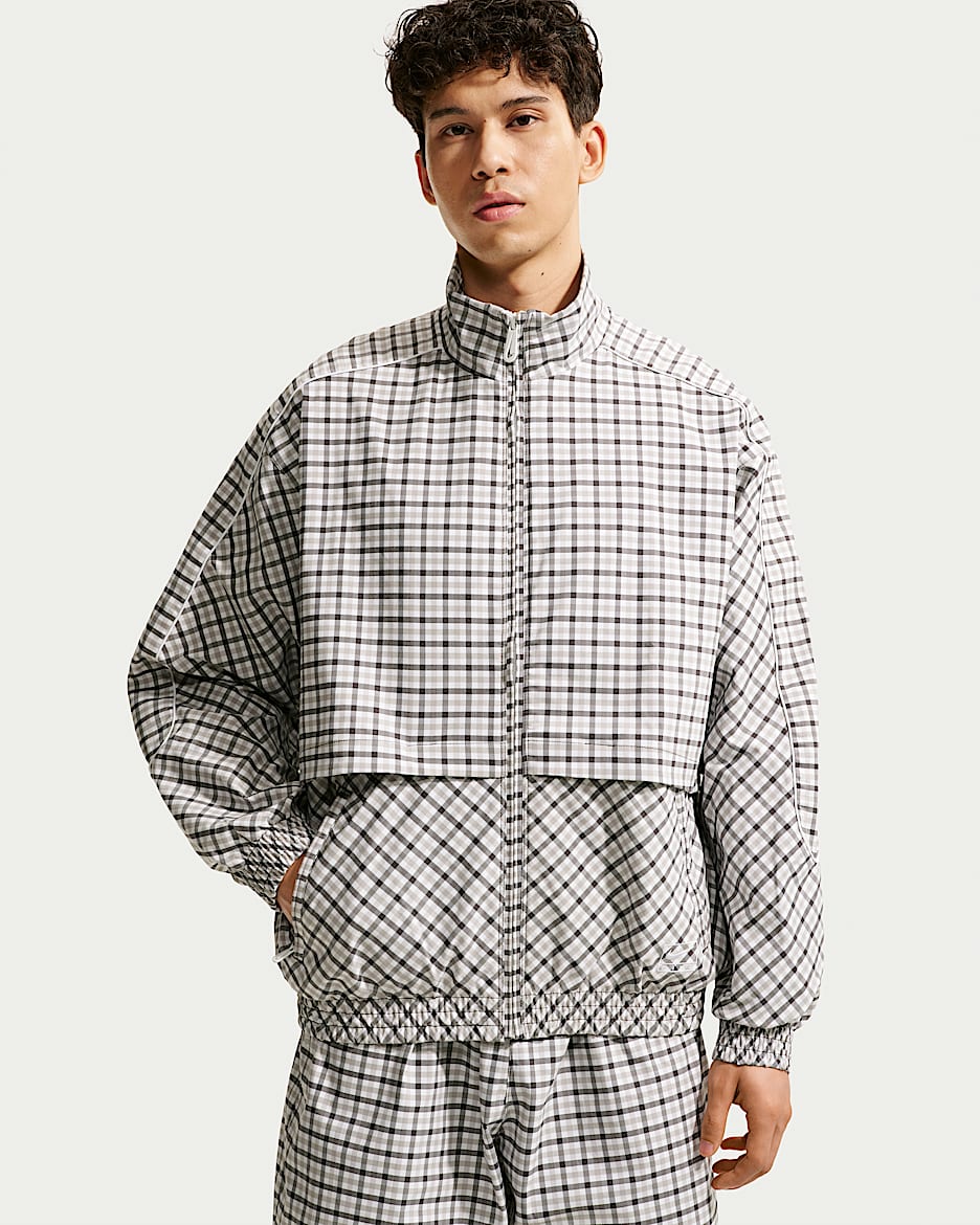 Nike Sportswear 男子梭织运动夹克 - 大学灰