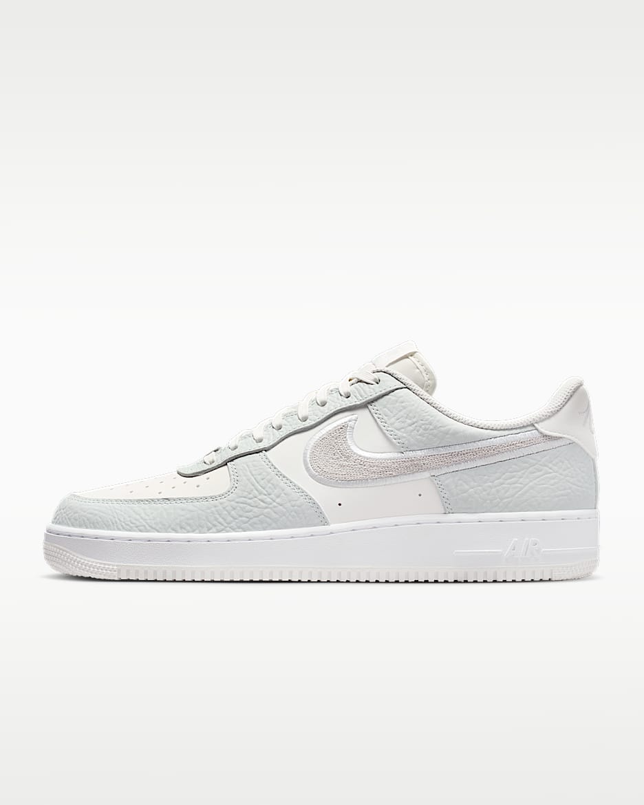 Nike Air Force 1 '07 LV8 男子空军一号运动鞋 - 山峰白/白色/苍野灰
