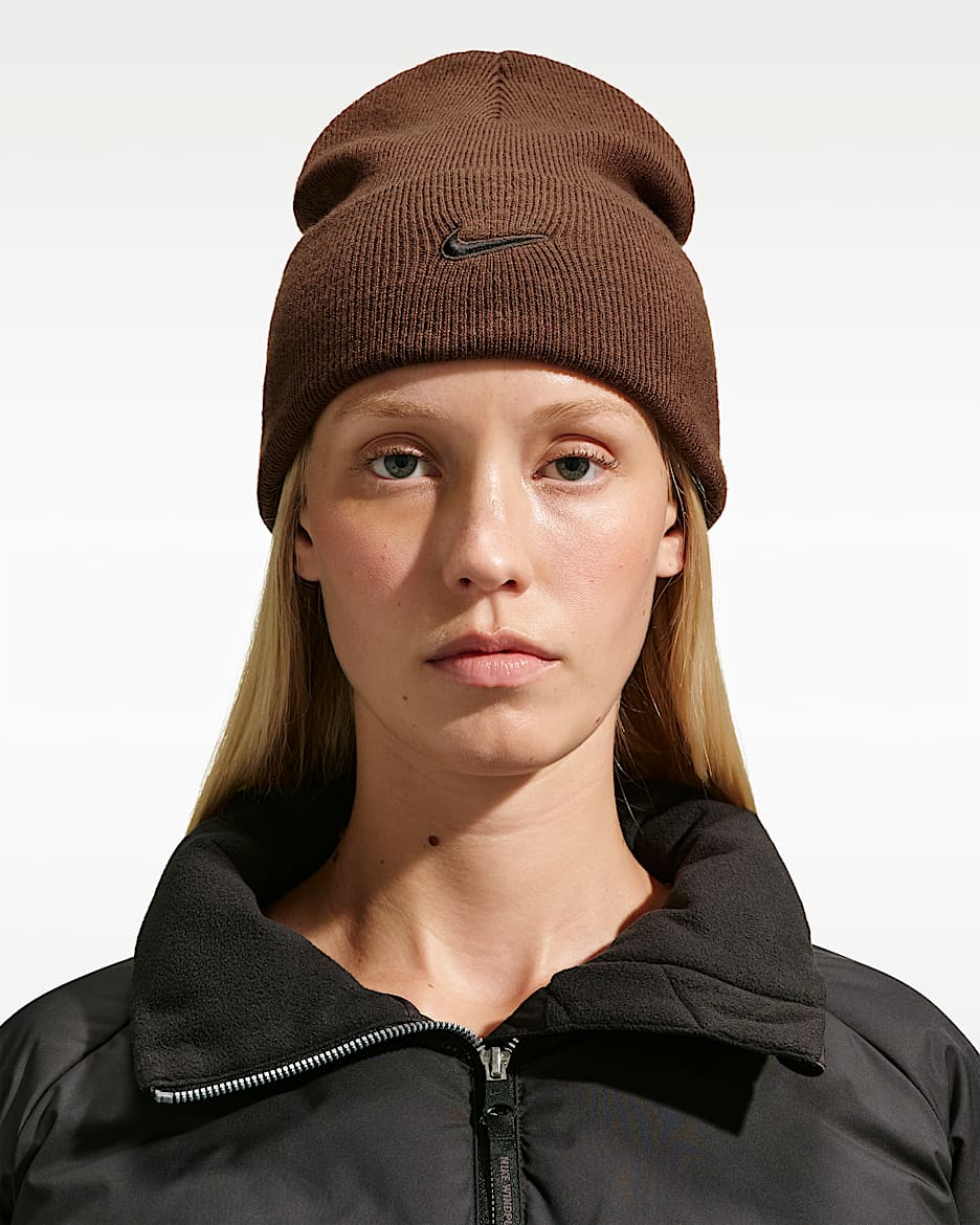 Nike Peak 耐克勾针织帽 - 惊喜可可色/黑