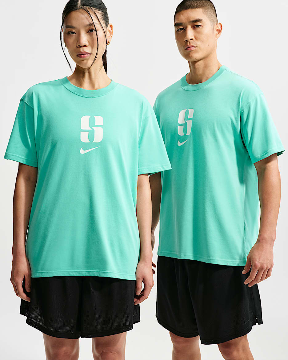 Sabrina "Put In Work" Nike Dri-FIT 萨布丽娜男子速干篮球T恤 - 薄荷绿