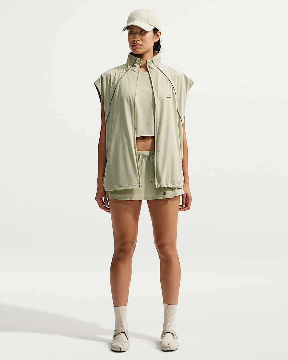 NikeSKIMS Stretch Nylon 女子速干裤裙 - NSKM Talc