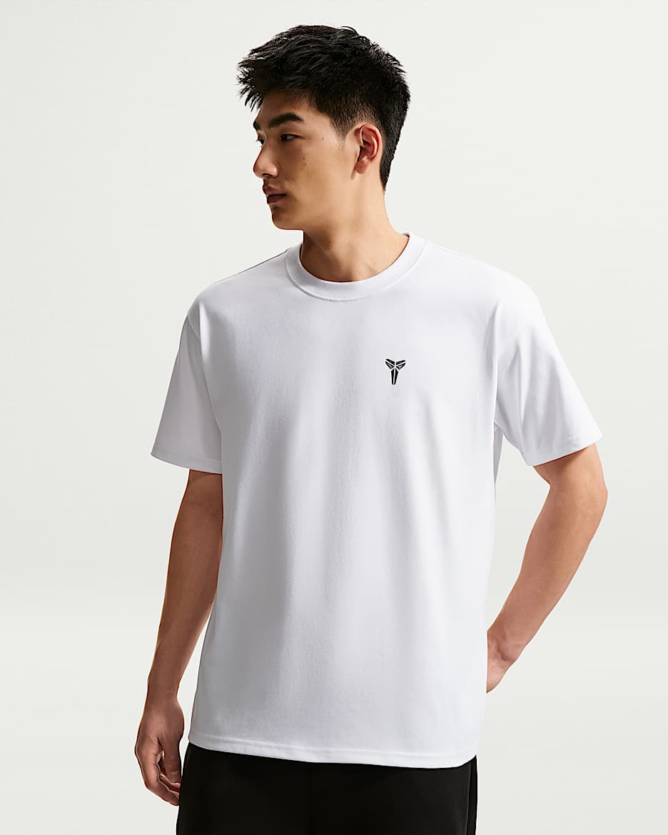 Kobe Nike Dri-FIT 科比男子速干篮球T恤 - 白色