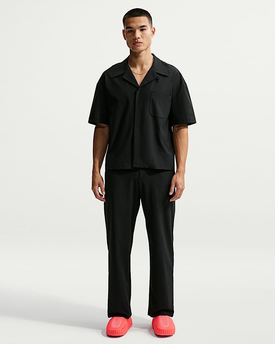 Nike 24.7 PerfectStretch Dri-FIT 无界弹韧男子防晒速干宽松版型长裤 - 黑/暗烟灰
