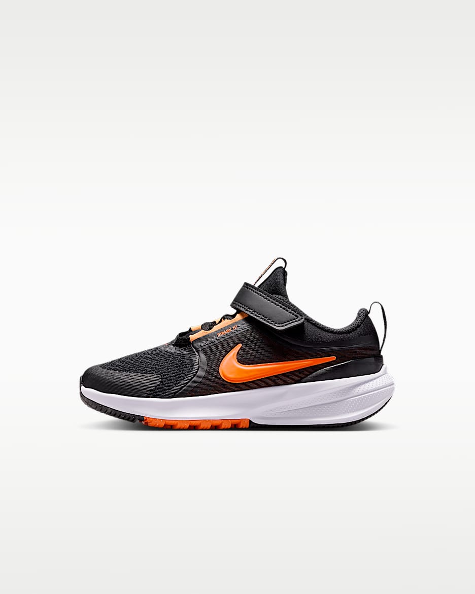 Nike Star Runner 5 耐克摘星号幼童跑步鞋 - 黑/马拉喀什橙/煤黑/荷兰橙
