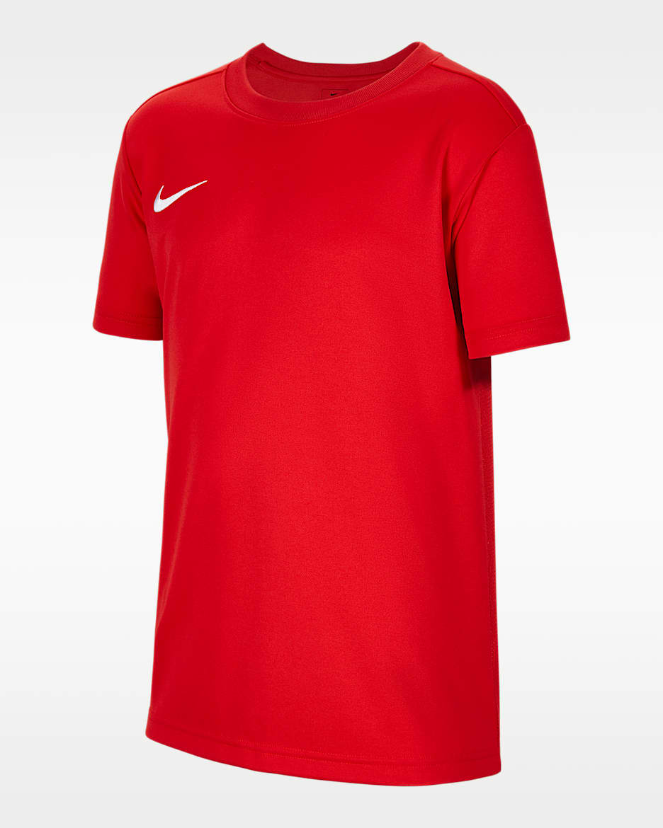 Nike Dri-FIT Park VII 大童速干短袖球衣 - 大学红