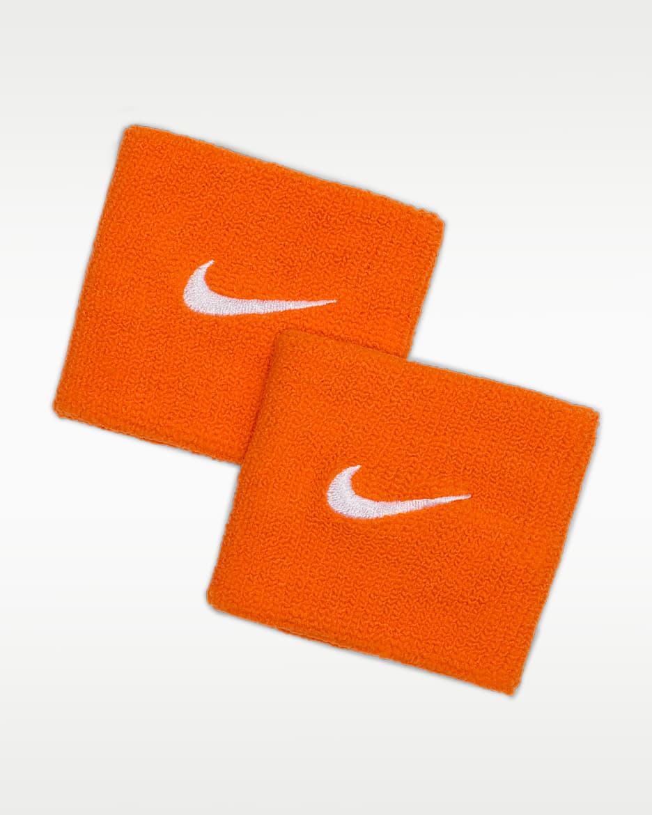 Nike Premier 网球护腕(1 对) - 鲜橙色/白色