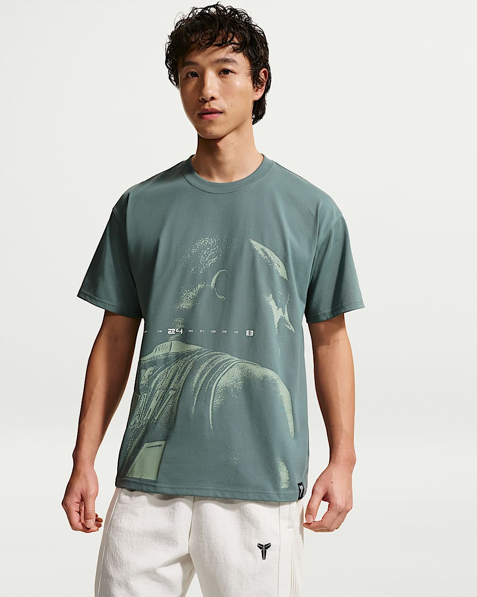 Kobe Dri-FIT 科比男子速干篮球T恤 - 矿物岩板蓝