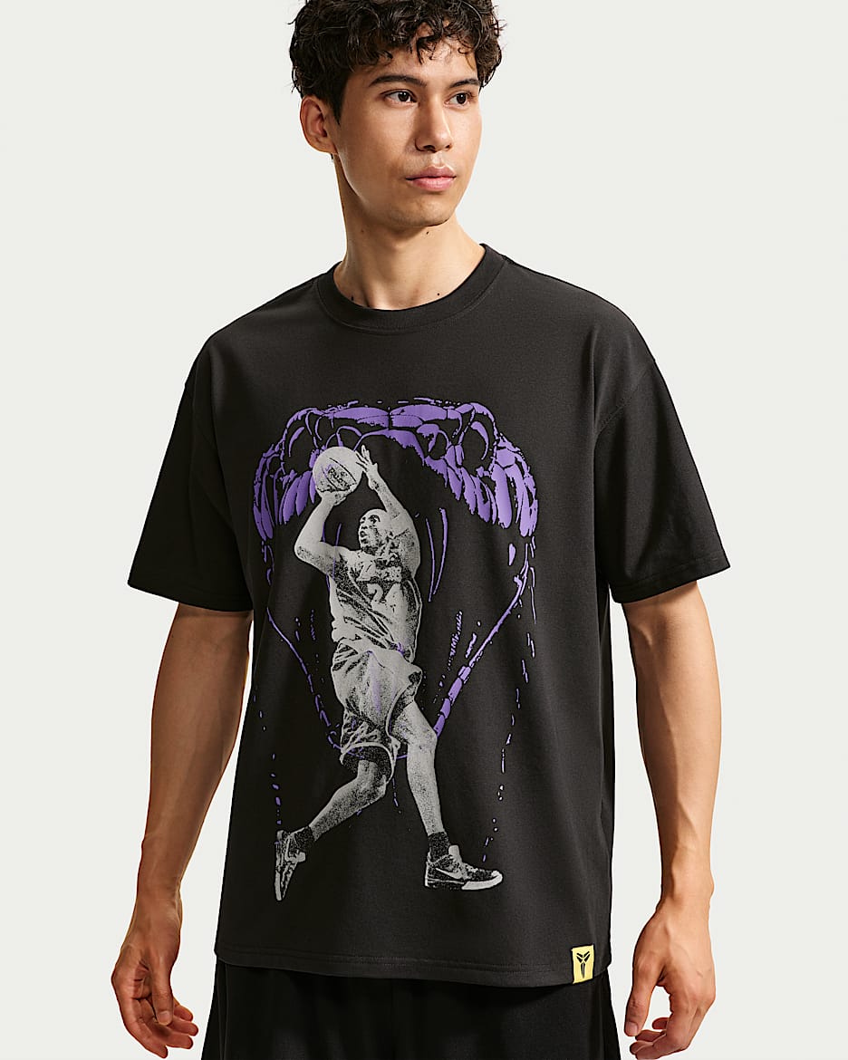 Kobe Nike Dri-FIT 科比男子速干短袖篮球T恤 - 黑