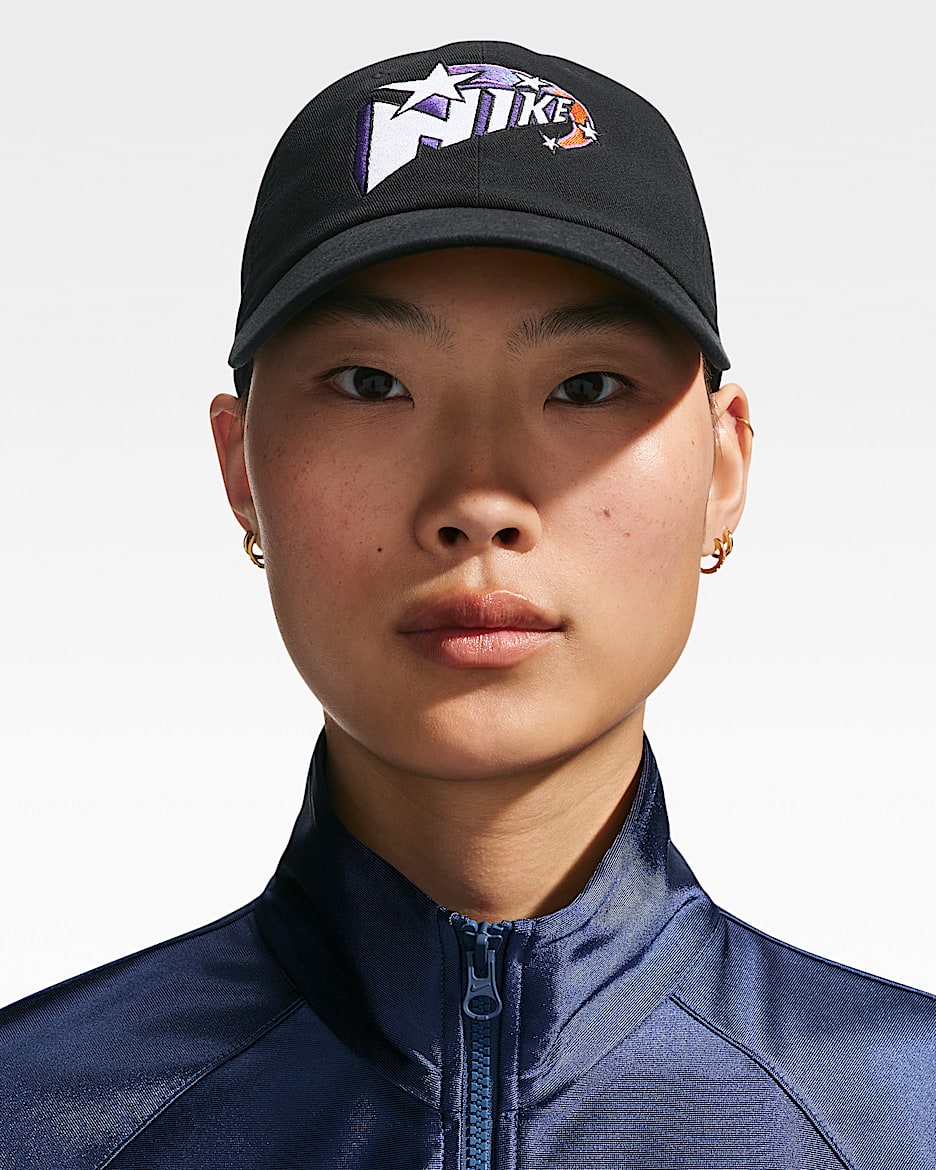 Nike Club "CHBL" 耐高篮球系列软顶运动帽 - 黑/安全橙