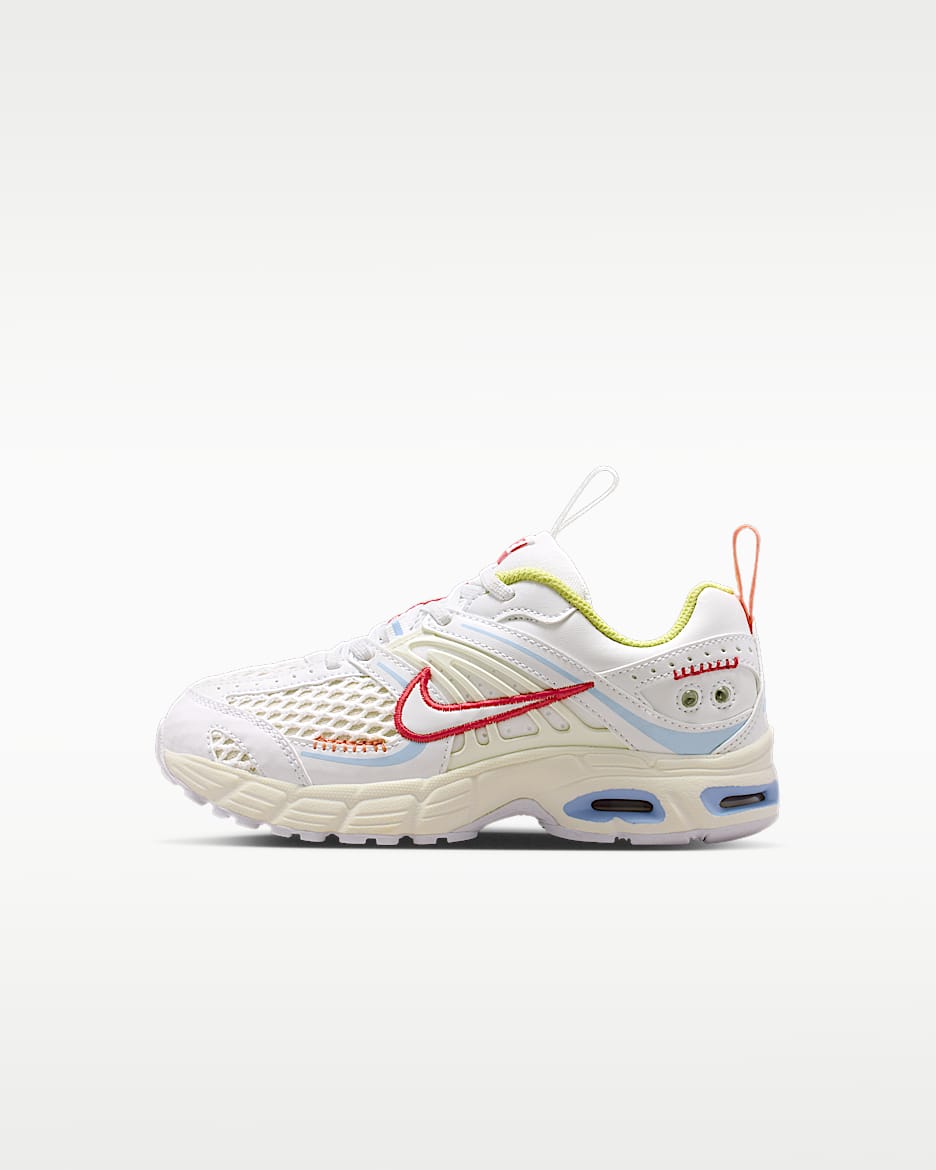 Nike Air Max Moto 2K 幼童运动鞋 - 白色/帆白/狂喜深红/热带粉