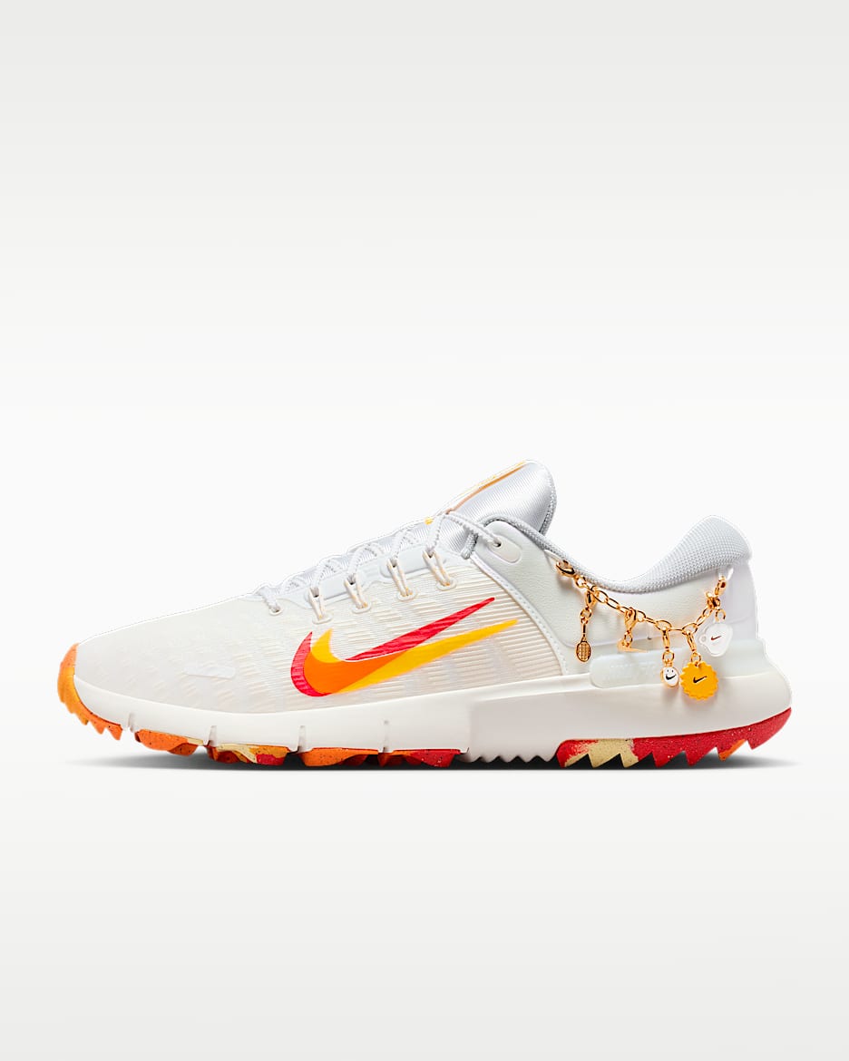 Nike Free Golf "Nelly Korda" 男/女高尔夫球鞋 - 白色/帆白/多色
