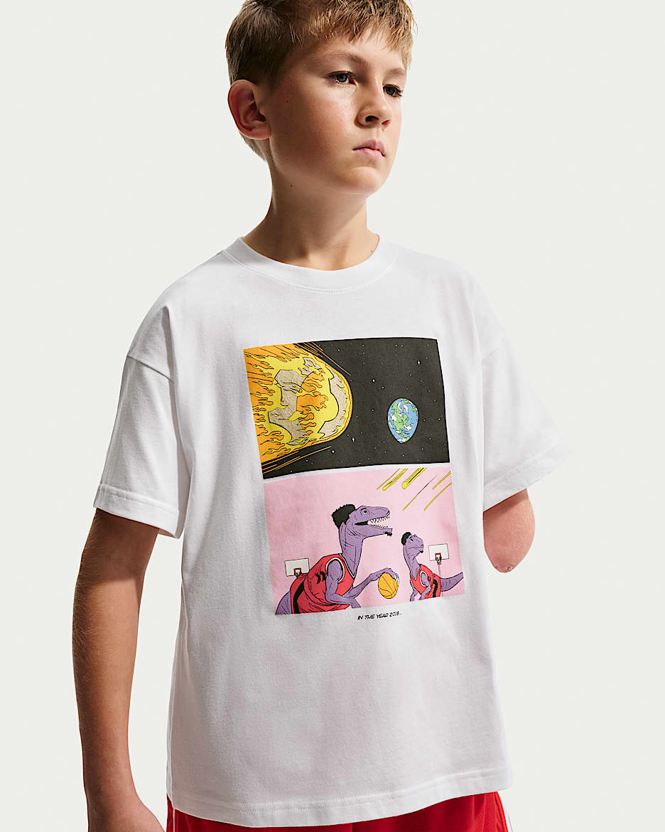 LeBron "LeBronto" 詹姆斯大童篮球T恤 - 白色